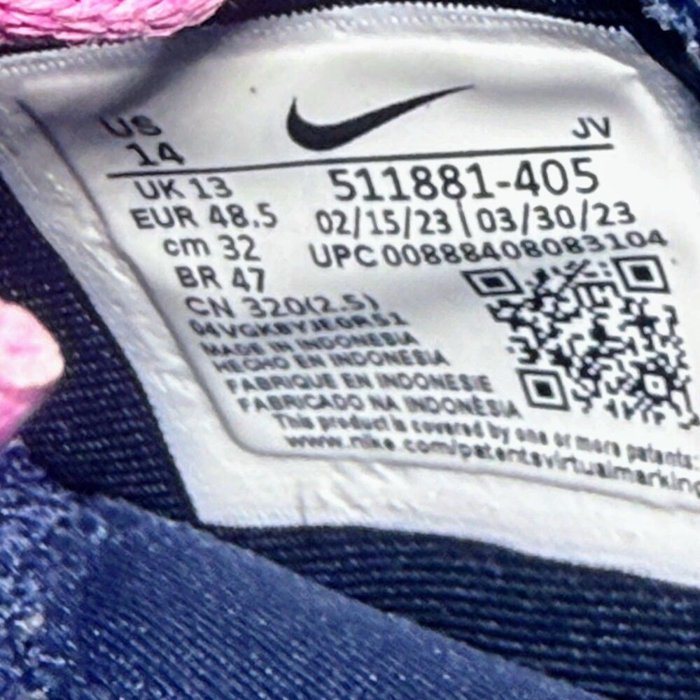 Nike Roshe One Men's Shoes Midnight Navy/White Size 14 - Picture 7 of 9